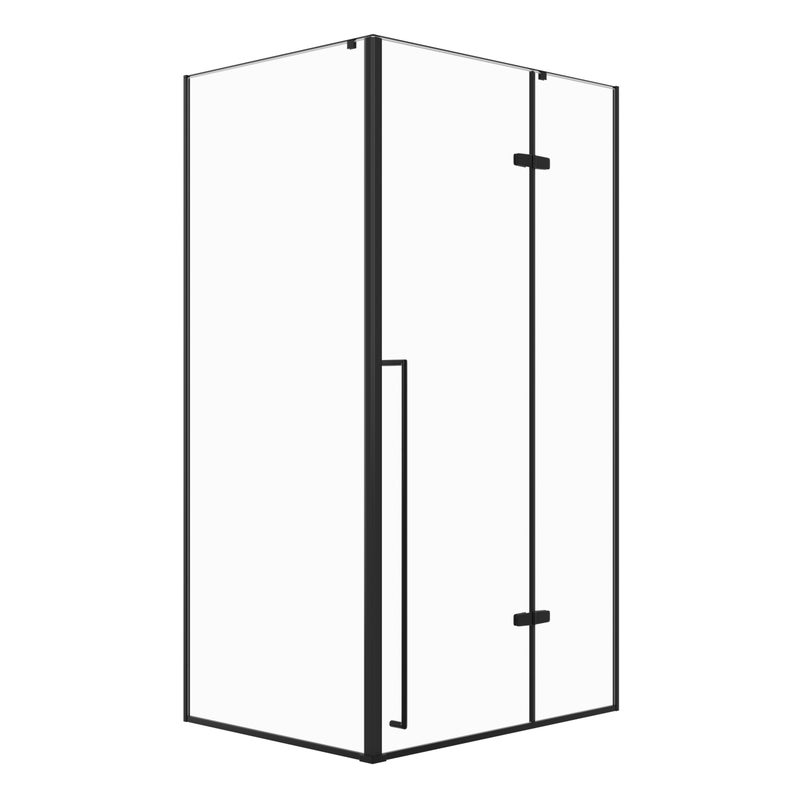 Kabina prysznicowa ILEX kwadratowa 100x100cm czarna SEVANTE