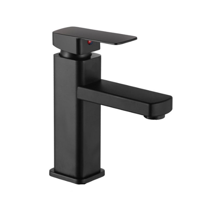 Czarny kran umywalkowy - matowa czarna bateria umywalkowa - bateria umywalkowa do umywalki ręcznej, umywalki łazienkowej