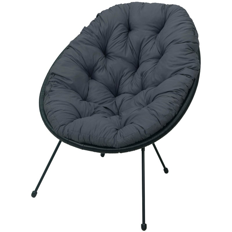 Poduszka na fotel żyłkowy Acapulco AMPO szary 1 szt.