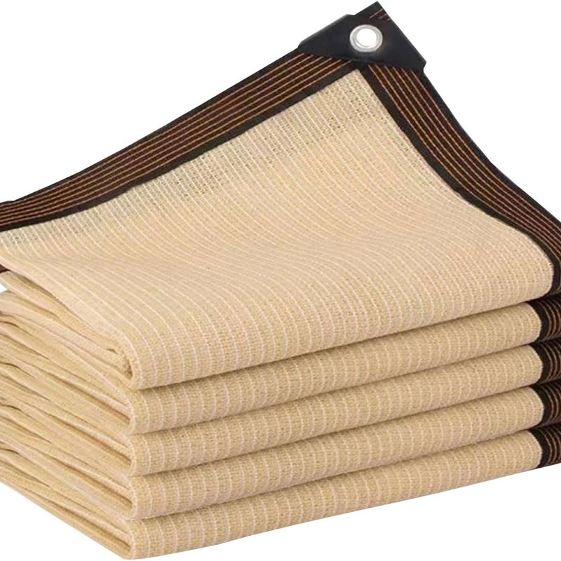 Siatka zacieniająca - Tkanina zacieniająca - Wiatroodporna tkanina zacieniająca do szklarni z przelotkami - Nadaje się do szklarni/ogrodu/altanki/tara