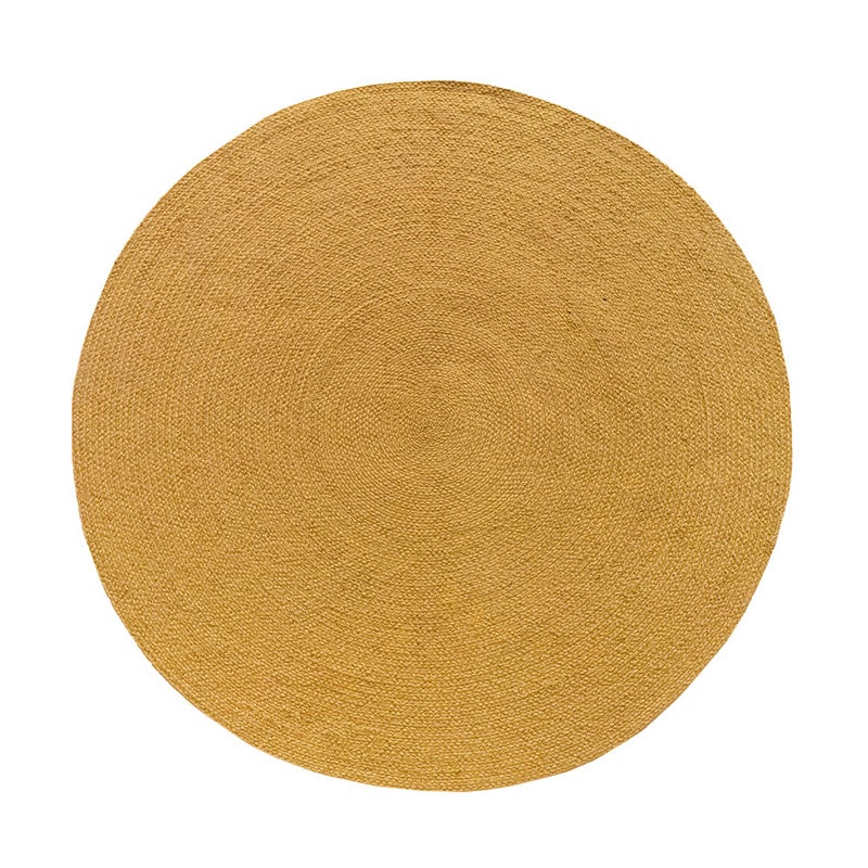 Hamid - Okrągły dywan NANSA OCHRE do użytku zewnętrznego i wewnętrznego 120x120