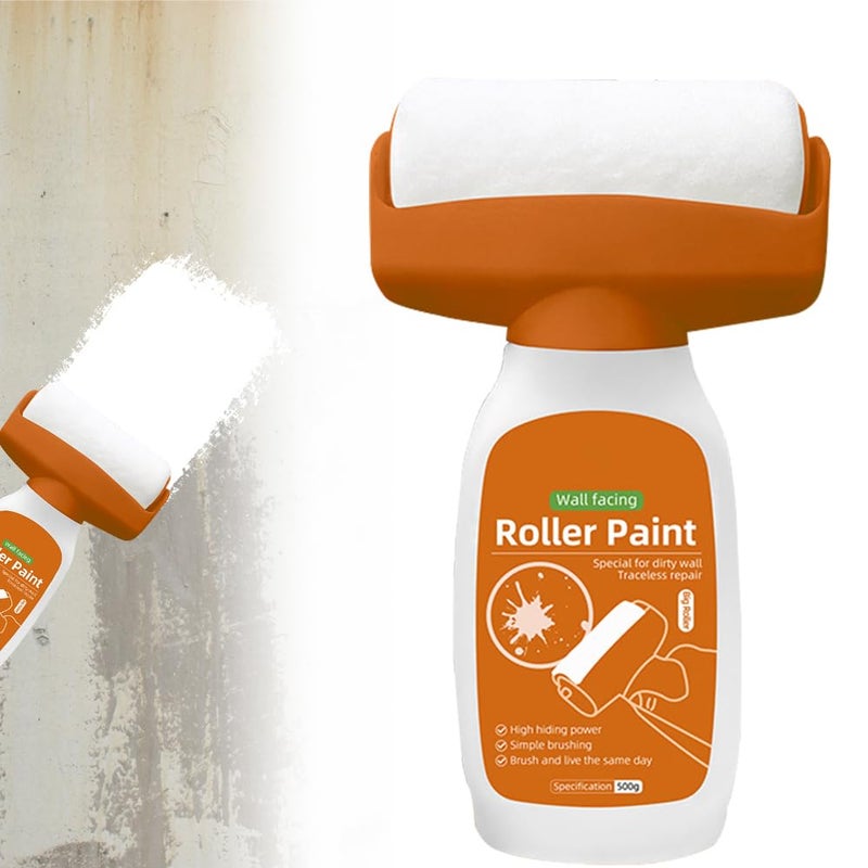 Farba do naprawy ścian – 500 g Biała farba do poprawek ścian – biała farba do naprawy ścian, graffiti, rys, plam, zadrapań