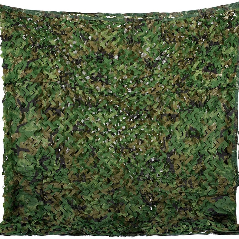 Siatka maskująca do polowań, na kemping, do krajobrazu leśnego, na zewnątrz, do ogrodu, do dekoracji, do osłony przeciwsłonecznej (4 m x 6 m)