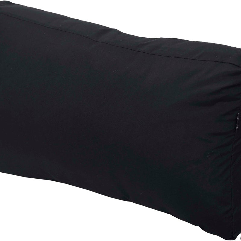 Poduszka na sofę narożnik AMPO czarny gładki 1 szt.