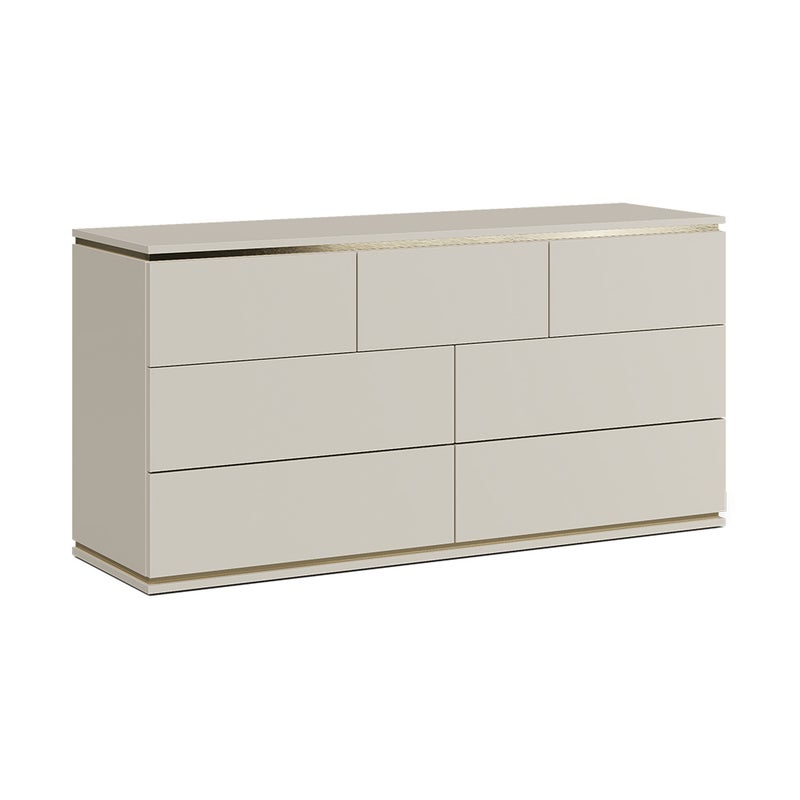 Vicco Kredens Linette, Kaszmir, 139.8 x 70 cm z 7 szufladami