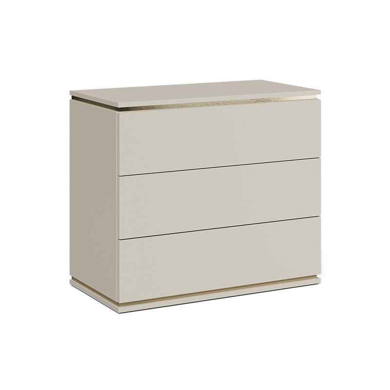 Vicco Kredens Linette, Kaszmir, 80 x 70 cm z 3 szufladami