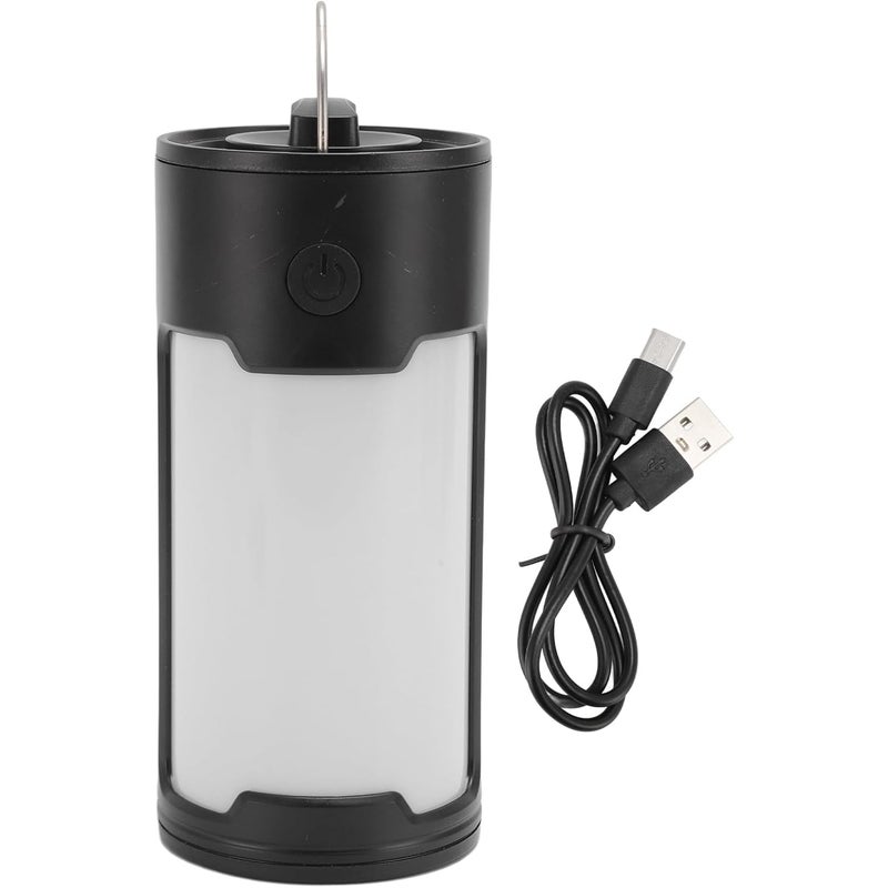 Latarka kempingowa LED 1000 lm z akumulatorem, 2 biegi, przenośna lampa do namiotu na wędrówki w przypadku awarii zasilania