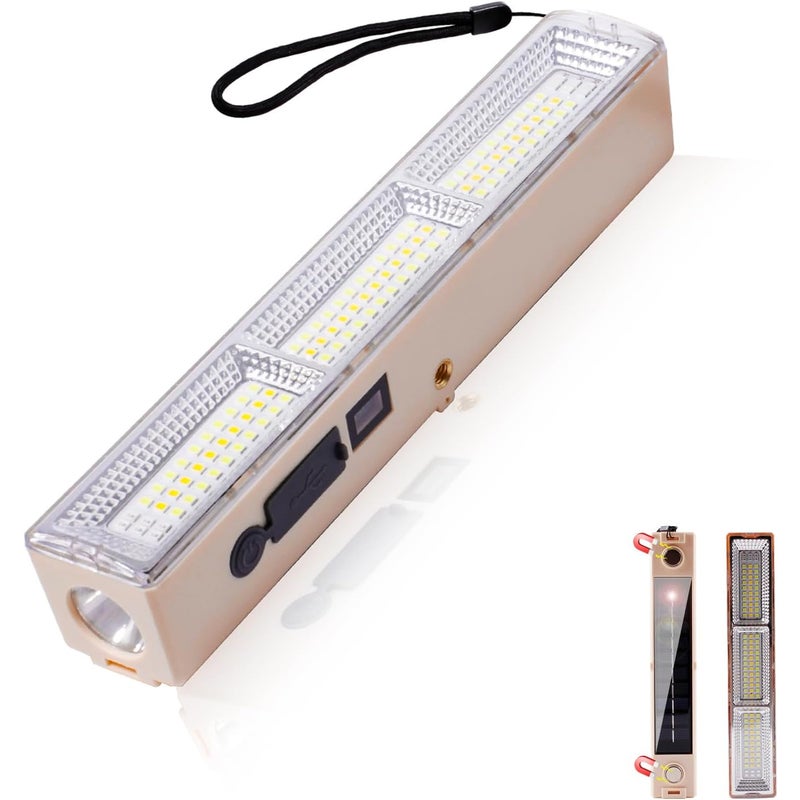 Magnetyczna lampa kempingowa do namiotu, zewnętrzna, 2000 mAh, ładowalna przez USB, akcesoria kempingowe, przenośna latarka LED