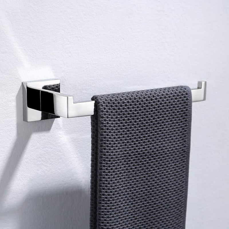 Wieszak na ręczniki ze stali nierdzewnej, uchwyt na ręczniki łazienkowe, uchwyt ścienny, wykończenie polerowane