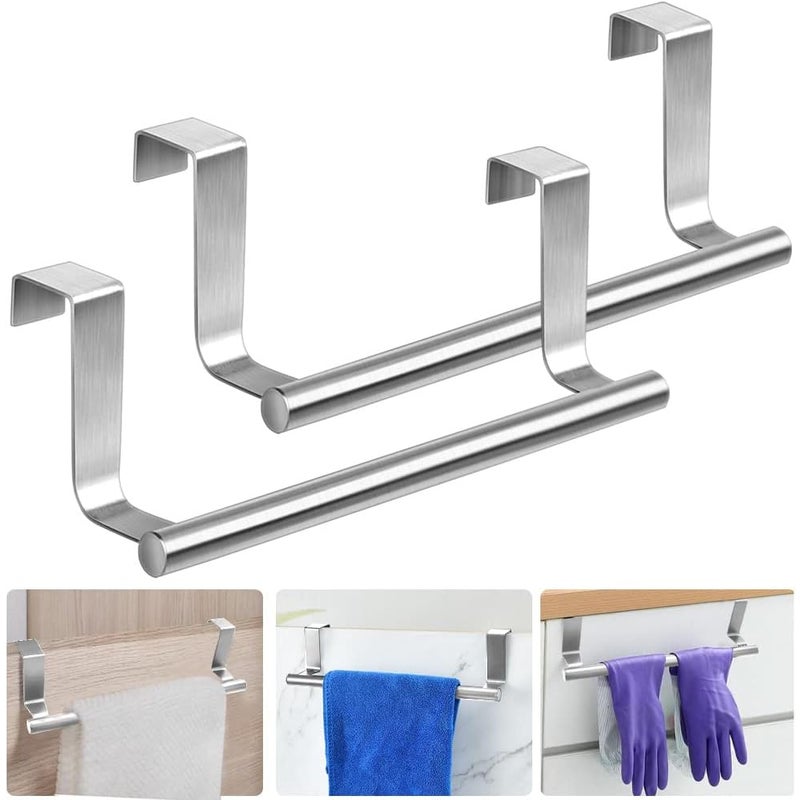 szt. wieszak na ręczniki ze stali nierdzewnej, montowany na ścianie, 23 x 6,2 cm, wiszący wieszak na ręczniki, uchwyt na ręczniki łazienkowe, wieszak