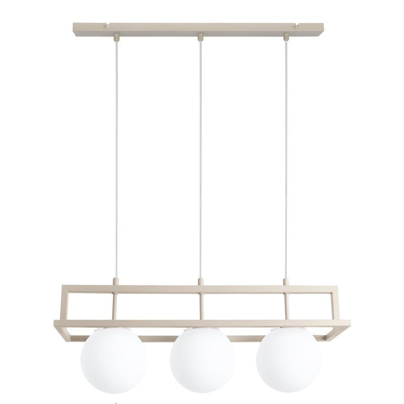 Lampa sufitowa wisząca Celeste glamour 3xE14 kaszmirowy/złoty Light Home LH