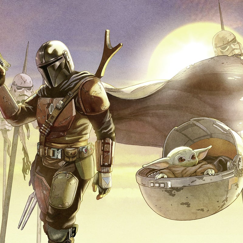 Fototapeta Star Wars w wielu kolorach - 350 x 250 cm - KOMAR