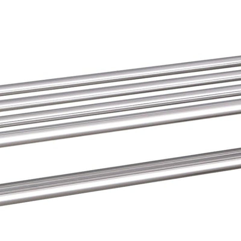 Podwójny wieszak na ręczniki, wieszak na ręczniki wieżowy z podwójnymi drążkami, wieszak na ręczniki ze stali nierdzewnej, polerowane wykończenie, 60