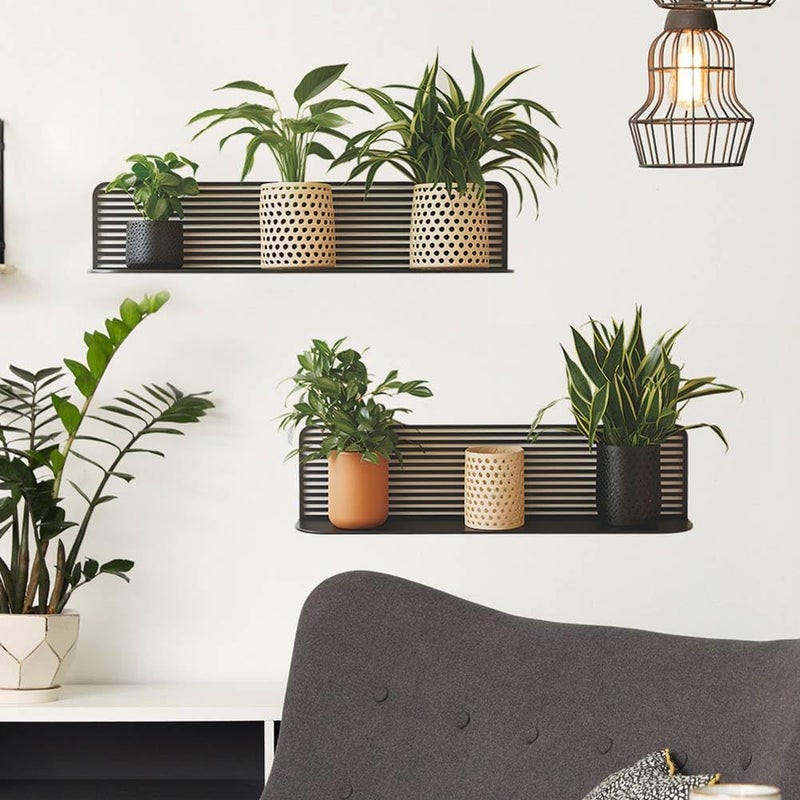 Naklejka ścienna 3D w kształcie świeżej, zielonej rośliny doniczkowej, usuwalna, idealna do sypialni, salonu, biura lub kuchni