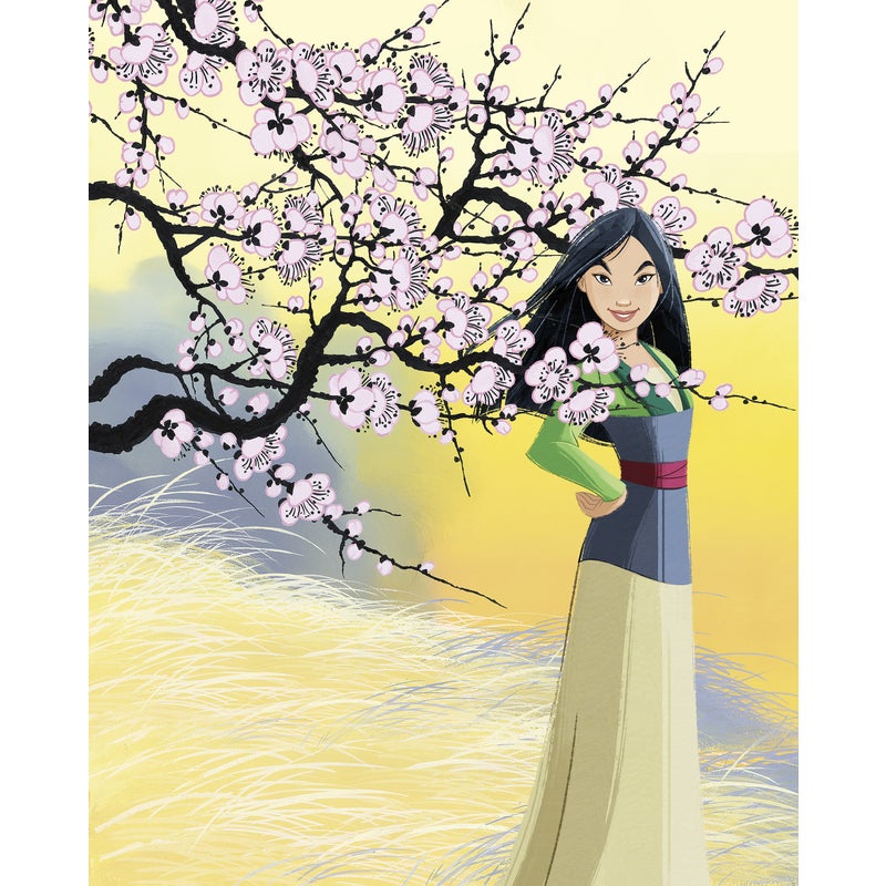 Fototapeta odważny Mulan w wielu kolorach - 200 x 250 cm - KOMAR