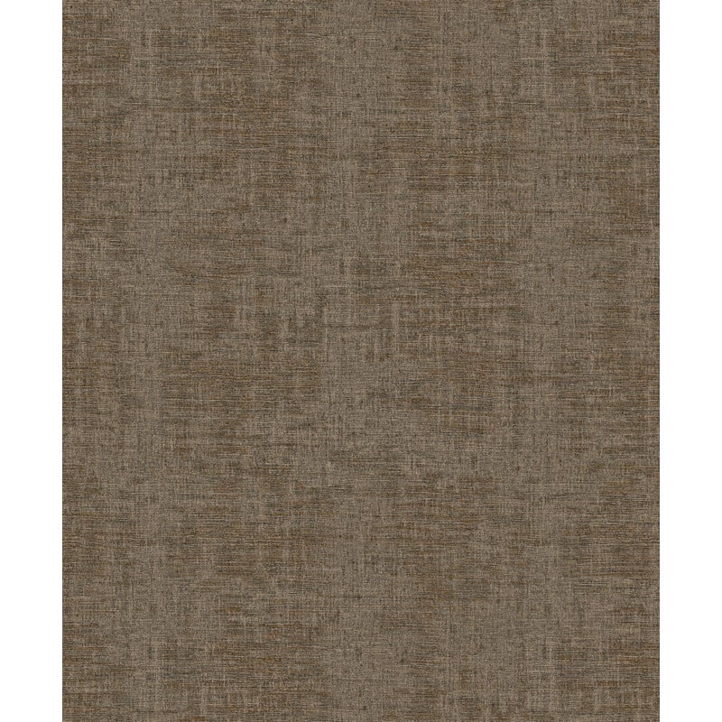 Tapeta lniana tekstura szaro-brązowym taupe - 53 cm x 10 m - HERA