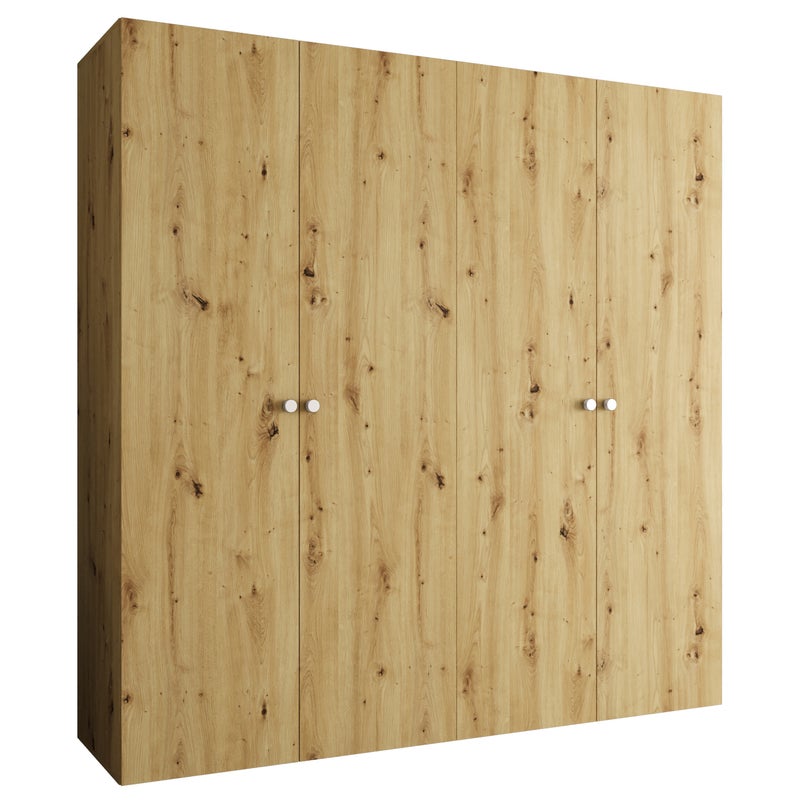 Szafa uchylna otwierana Parma 1 200 x 52 x 202 cm artisan + u. srebrny Abiks Meble