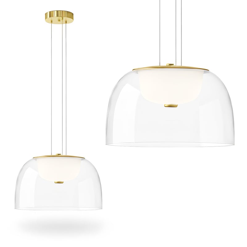 Lampa Sufitowa Wisząca Toolight App1690-1Pc B Złoty
