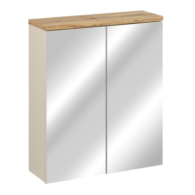 Szafka łazienkowa z lustrem bez oświetlenia BALI CASHMERE 84-60-2D 60 x 70 x cm COMAD