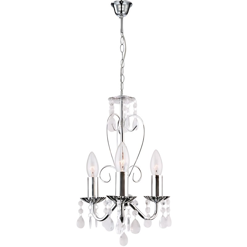 Lampa Sufitowa Wisząca Toolight Ebt011-3Cp Chrom