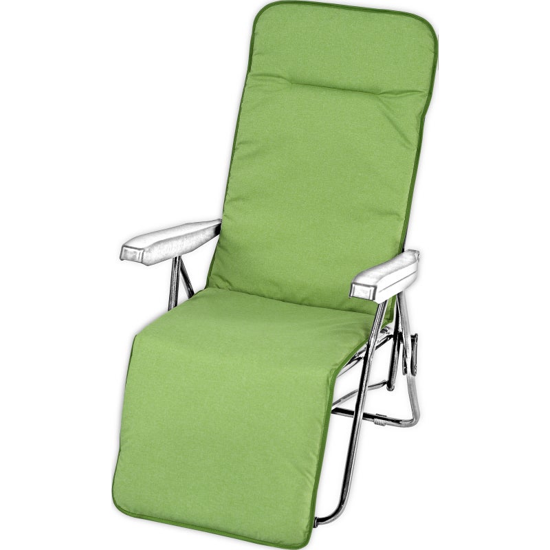 Poduszka na leżak fotel z podnóżkiem AMPO jasny zielony 1 szt.