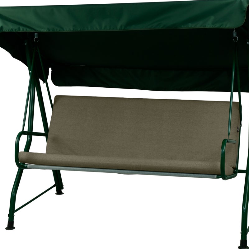 Poduszka na huśtawkę ogrodową AMPO wodoodporna 150 cm brązowy 1 szt.