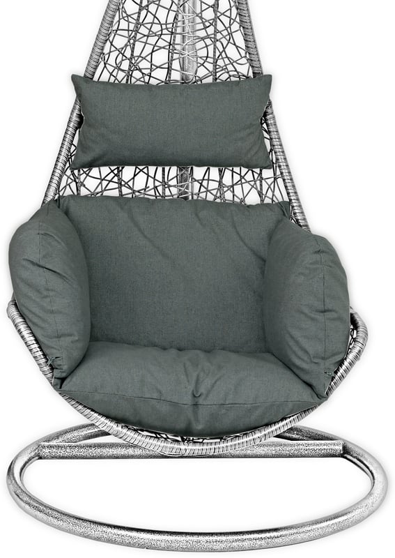 Poduszka na fotel wiszący AMPO szary wodoodporna 1 szt.