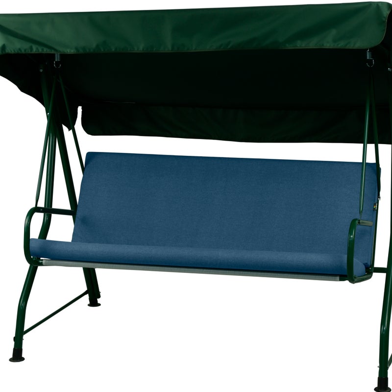 Poduszka na huśtawkę ogrodową AMPO wodoodporna 150 cm ciemny niebieski 1 szt.