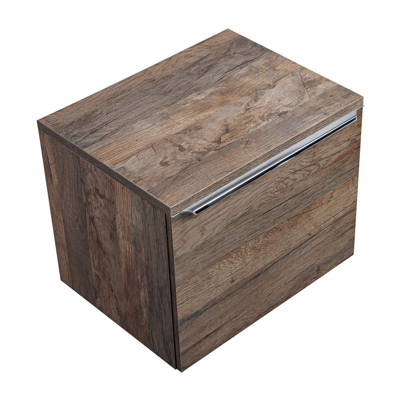 Szafka łazienkowa SANTA FE OAK 60 cm dąb vintage z blatem 2 szuflady
