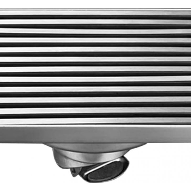 Odpływ liniowy kwadratowy - 10×10 cm - Odpływ prysznicowy ze stali nierdzewnej do łazienki - Sitko do włosów