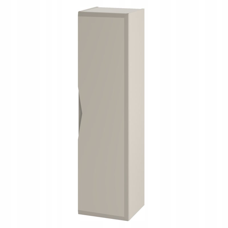 Słupek łazienkowy DELICA 130 cm kaszmir wiszący frezowany MDF mat