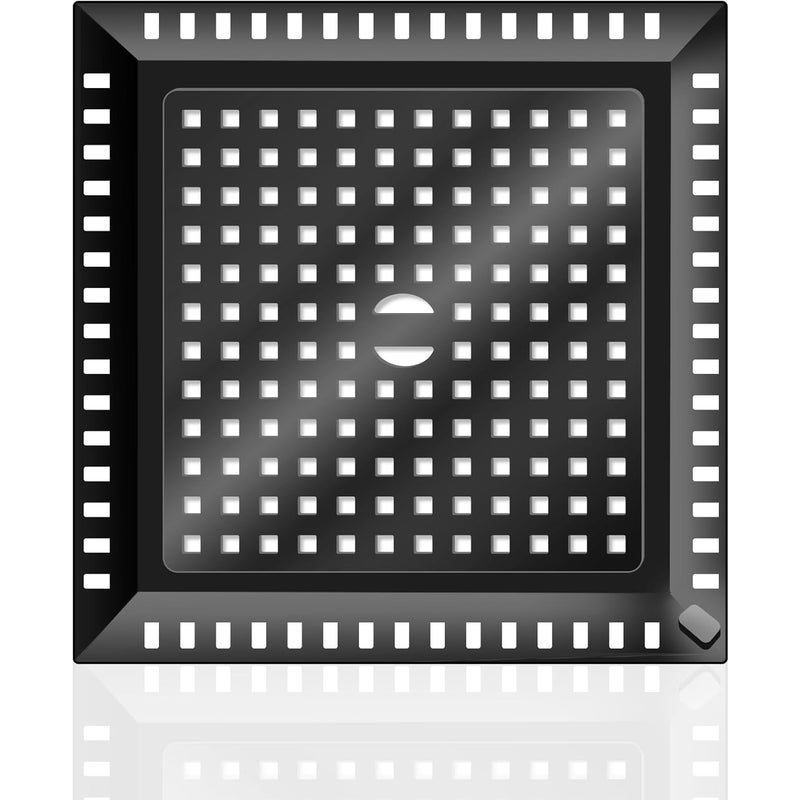 Łapacz włosów pod prysznic - Kwadratowy łapacz włosów pod prysznic - 12,2 x 12,2 cm - do łazienki i kuchni - Czarny