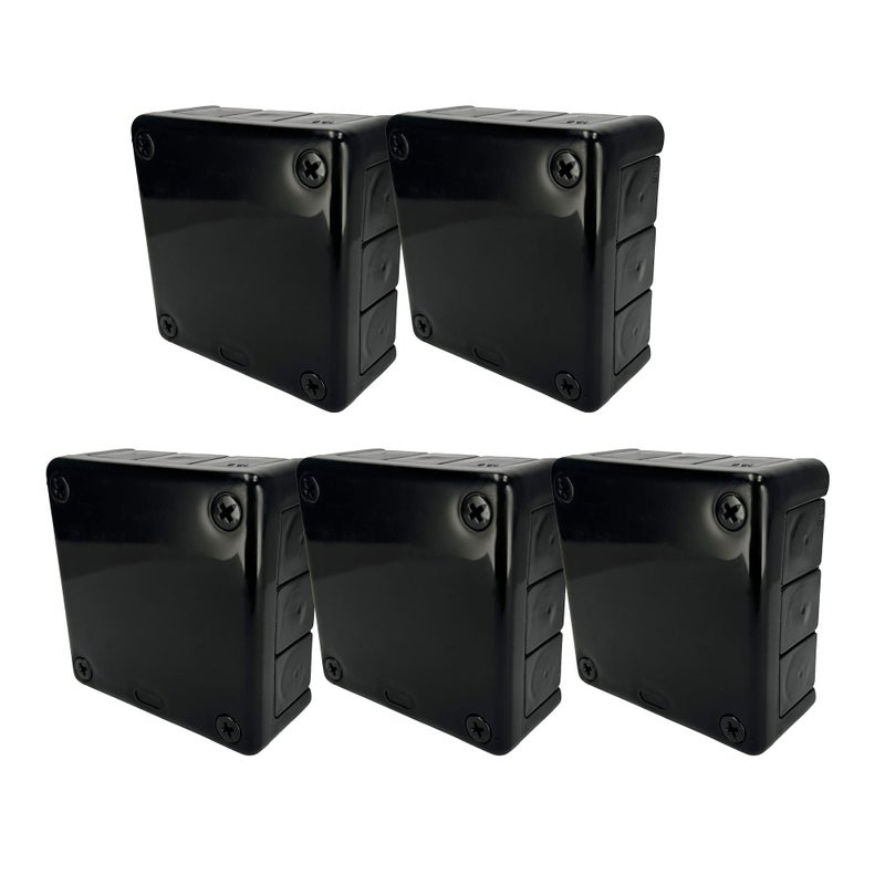 Puszka natynkowa hermetyczna 118x118x46mm 12-wlotowa, z dławikami gumowymi, IP55 zamknięcie 