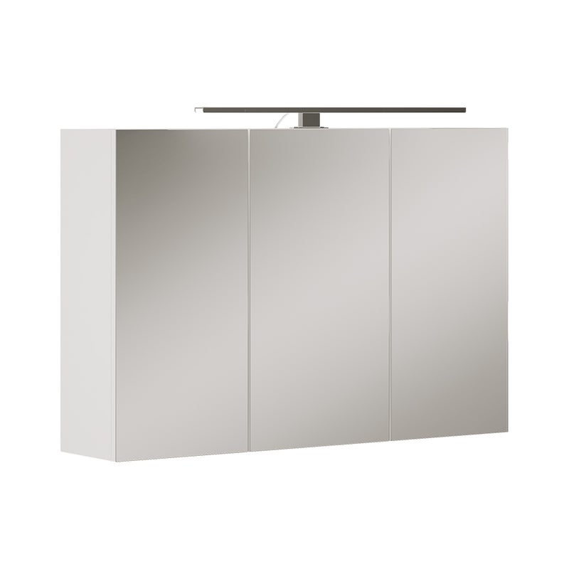 Vicco Szafka z lustrem w łazience Lavio, Biały, 90 x 60 cm z oświetleniem LED