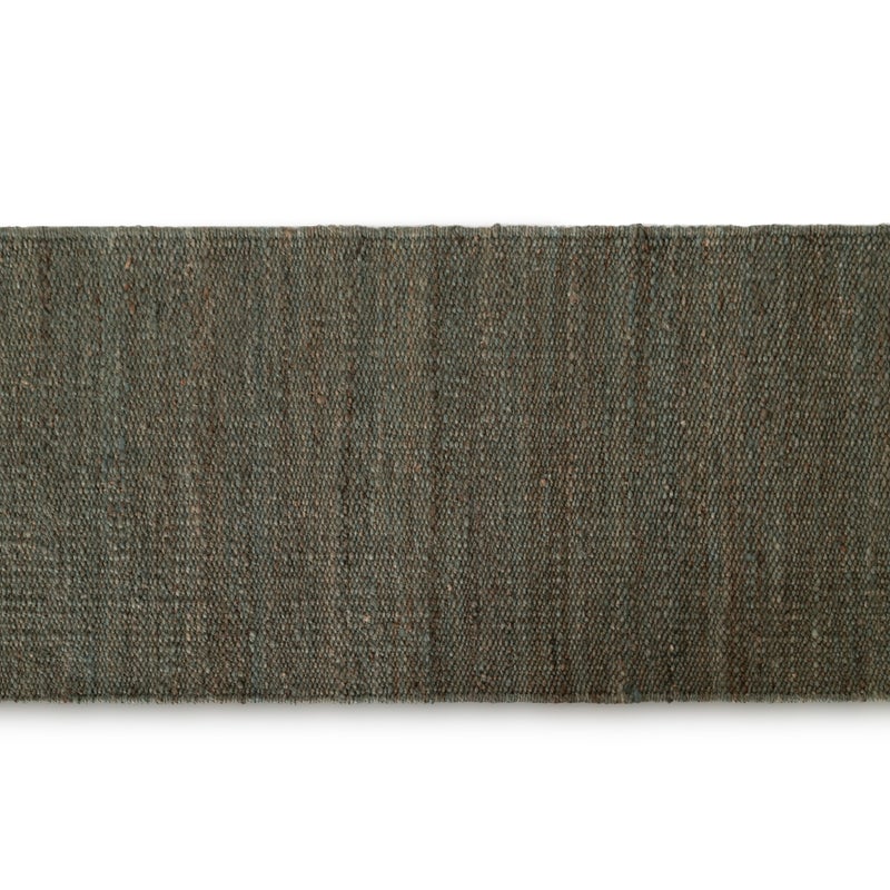 Dywan jutowy Dan, antracytowy, 70x150 cm – naturalny, ręcznie robiony i dekoracyjny styl