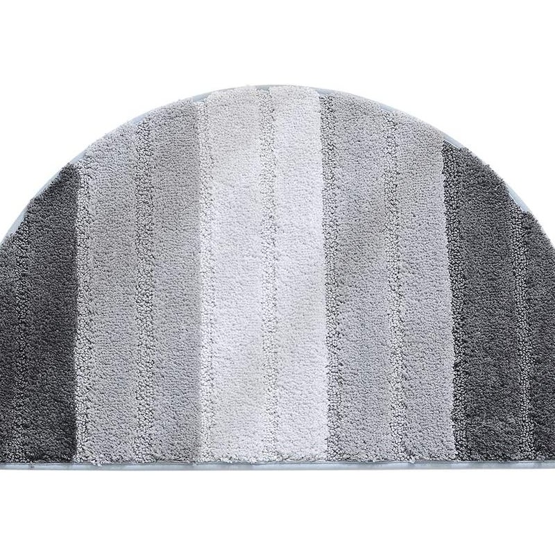 Wycieraczka półokrągła, miękka i chłonna mata łazienkowa, antypoślizgowa wycieraczka półokrągła, mata wejściowa, mata podłogowa, dywanik