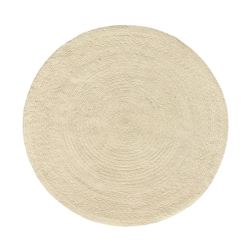 Hamid - Okrągły dywan NANSA krem 120x120 do użytku zewnętrznego i wewnętrznego