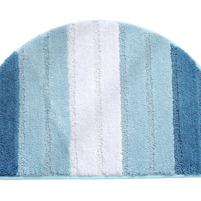 Wycieraczka półokrągła, miękka i chłonna mata łazienkowa, antypoślizgowa wycieraczka półokrągła, mata wejściowa, mata podłogowa, dywanik