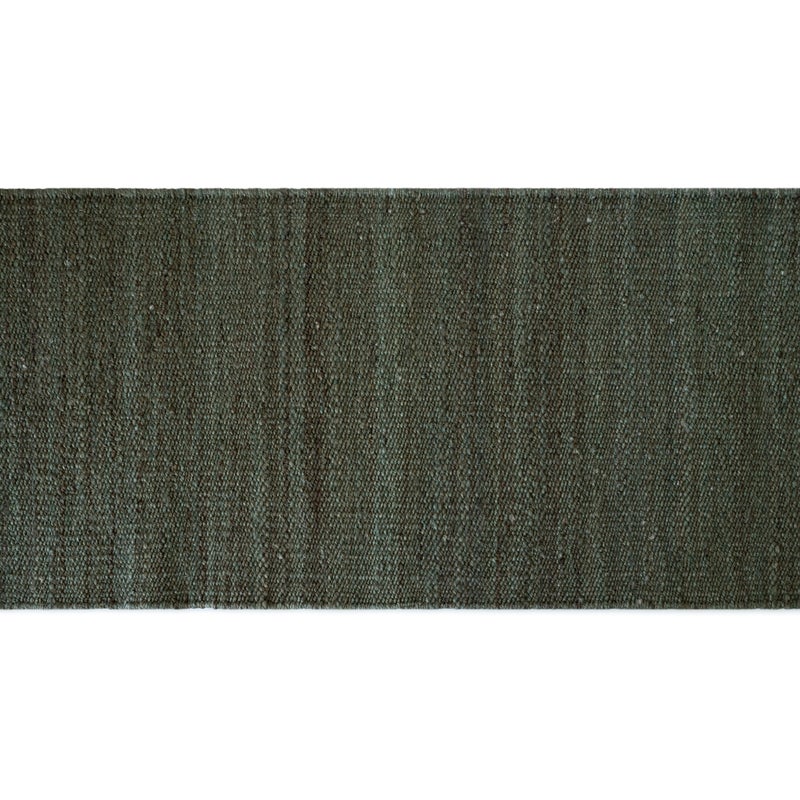 Dywan jutowy Dan w kolorze oliwkowo-zielonym, 70x150 cm – naturalny, ręcznie robiony i elegancki do Twojego domu