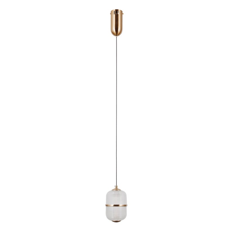 Lampa wisząca ALANI LED 6W Ciepła biel 588lm złota wym: 120 x 10 x 10 cm Italux