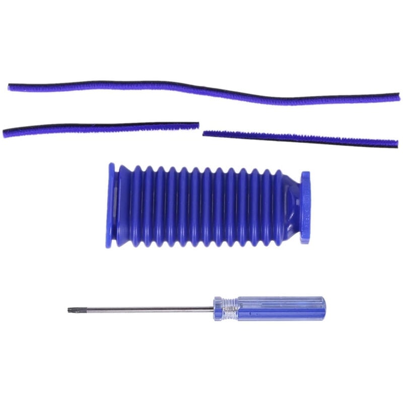 Wąż zamienny do miękkiej szczotki odkurzaczy V6, V7, V8, V10 i V11, z miękkim aksamitnym pokrowcem i śrubokrętem.