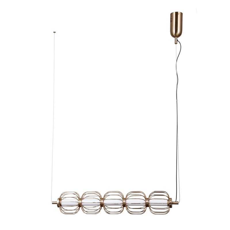 Lampa wisząca PEDRO LED 20W Ciepła biel 793lm złota wym: 120 x 63 x 11 cm Italux