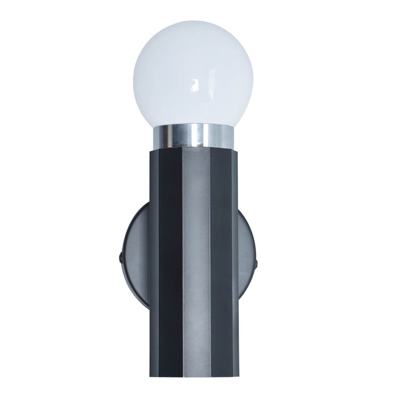 Kinkiet nowoczesny MACERA czarny piaskowany 1xE27x40W wym: 16x10x9 cm IP20 Italux