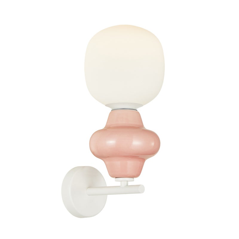 Kinkiet LATERA różowy 1xE14x40W wym: 36,5x10x14 cm IP20 Italux