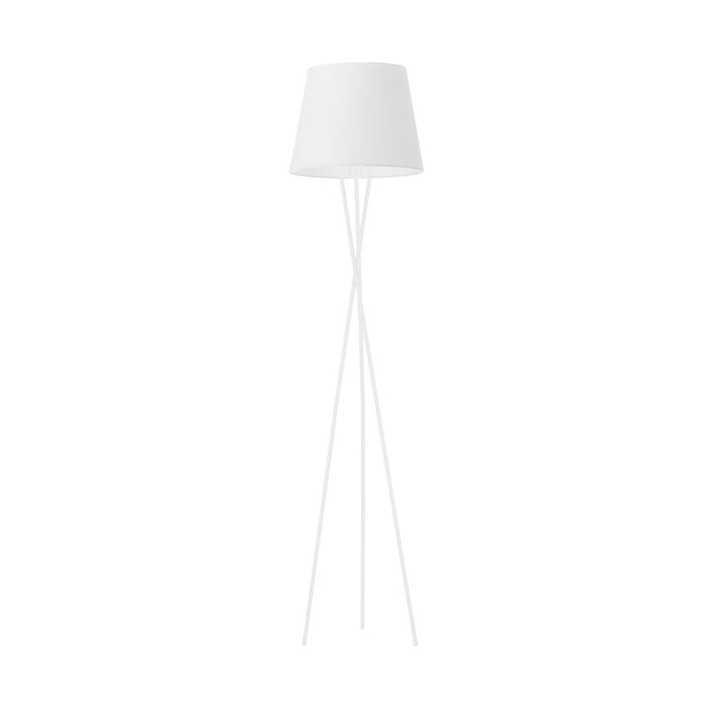 Lampa stojąca podłogowa trójnóg z abażurem stożek MORIS