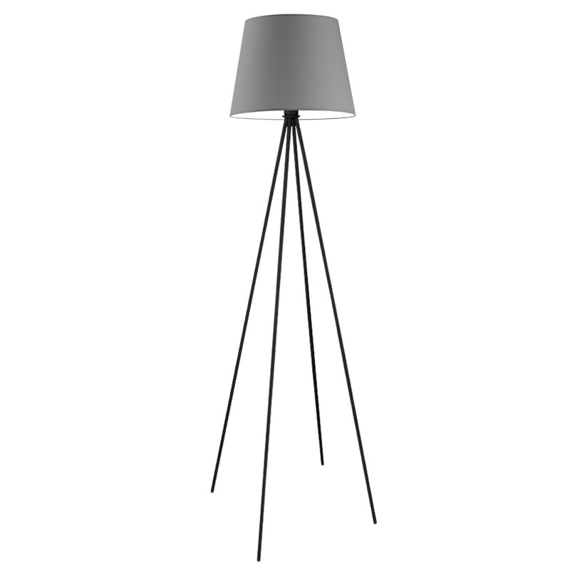 Lampa stojąca podłogowa trójnóg z abażurem stożek SOLARIS