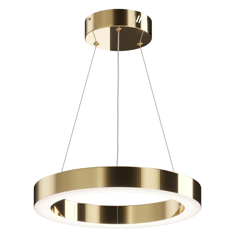 Lampa wisząca SATURNO LED 36W Neutralna biel 2500lm mosiężno-złota wym: 180 x 40 x 40 cm Maytoni