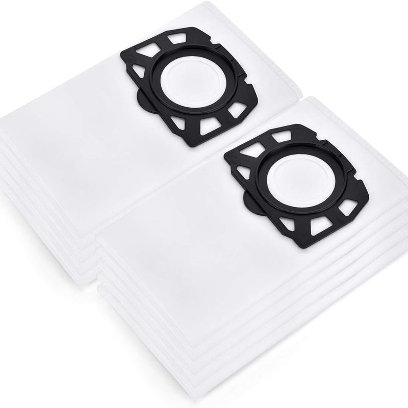 Wymienne wkłady filtracyjne (opakowanie 8 szt.), kompatybilne z odkurzaczami Kärcher WD4, WD5 i WD5/P; workami filtracyjnymi Kärcher MV4/MV5/MV6 itp.