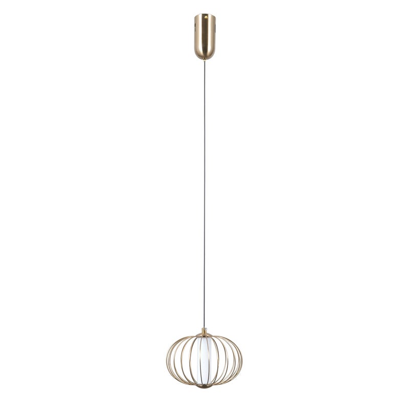Lampa wisząca RABEL LED 5W Ciepła biel 432lm złota wym: 120 x 20 x 20 cm Italux