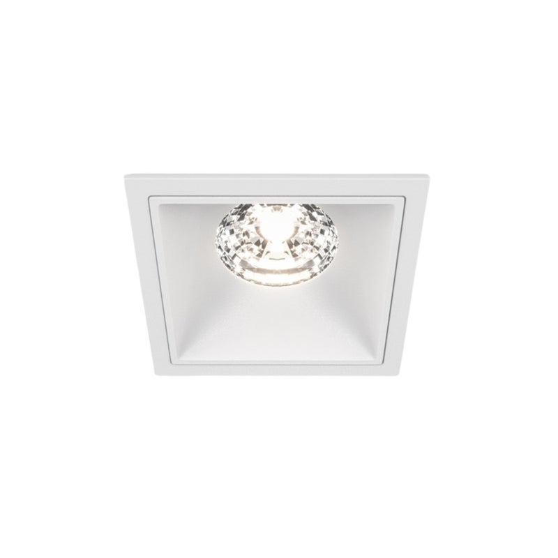 Plafon kwadratowy ALFA LED LED 15W Neutralna biel 1250lm biały wym: 6,3 x 8,5 x 8,5 cm IP20 Maytoni